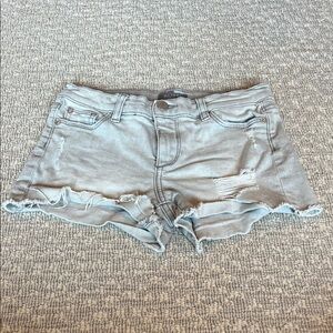 DL1961 Distressed Light Blue Denim Shorts youth size 12